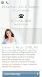 Mobile Screenshot of edwardsvilleoralsurgery.com